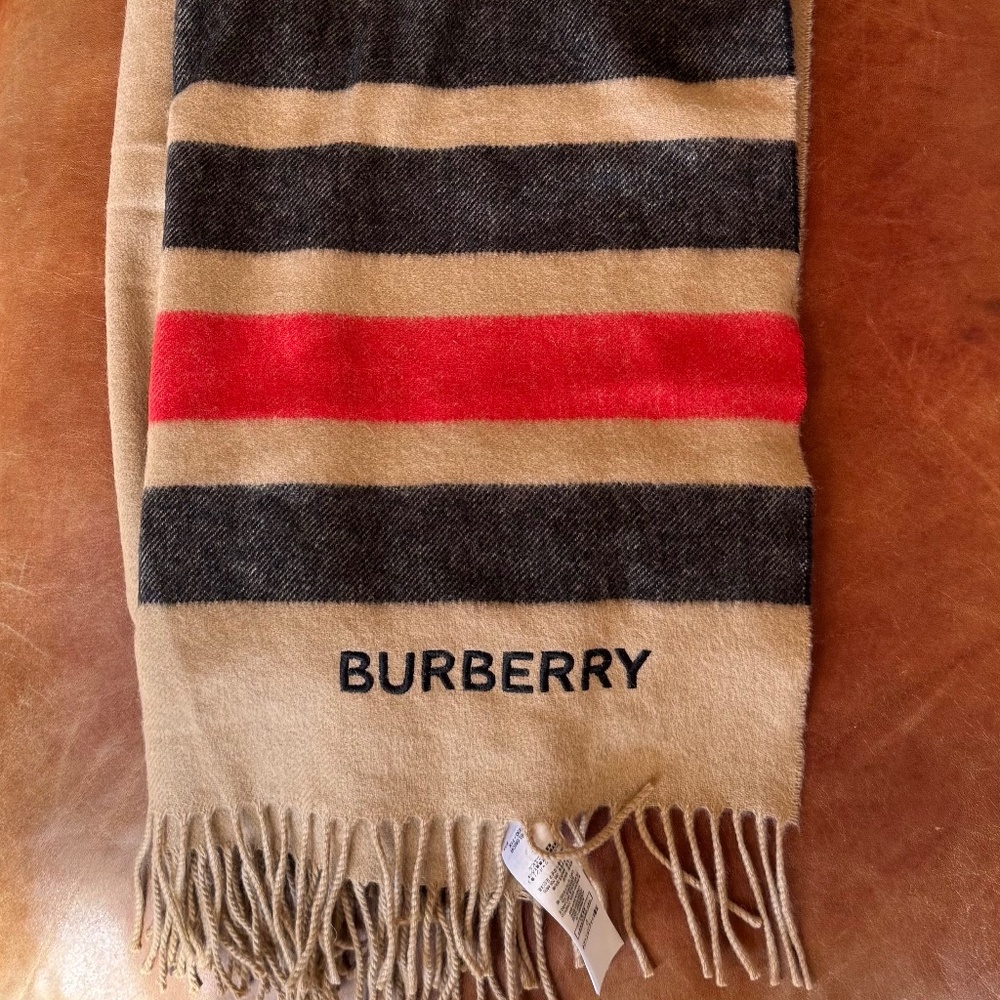 NWOT 100% CASHMERE 200 X 50 cm  SCARF/THROW